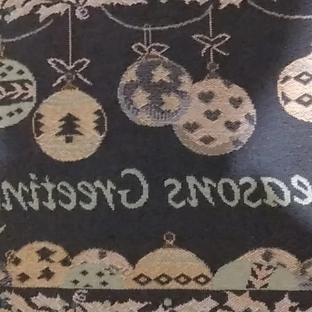 Set of 5 Christmas placemats